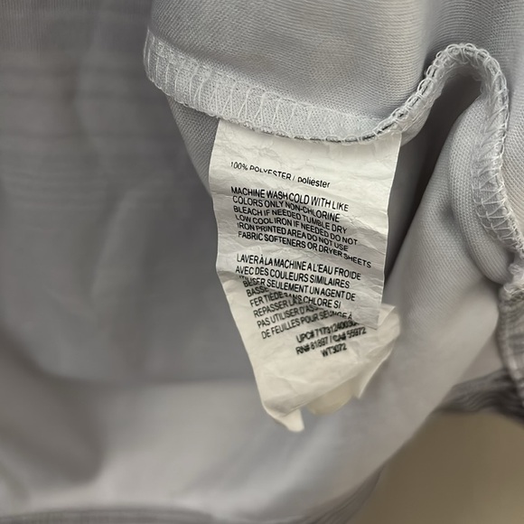 Men’s Ben Hogan Golf Polo Style, White/Gray Stripes, XL - Picture 3 of 4